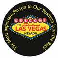 Welcome to Las Vegas Sign Photo Hand Mirror (2.5" Diameter)